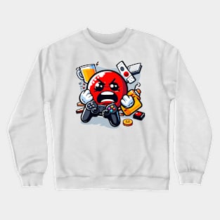 ANgry Gamer Emoji Crewneck Sweatshirt